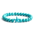 thumbnail image 4 of Bohemian Turquoises Beads Bracelets for Women Reiki Nature Stone Cube Cylinder Irregular Bracelets Healing Healthcare Jewelry, 4 of 6