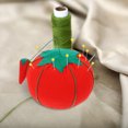 thumbnail image 1 of FENGGUIQU 12pcs Mini Pin Cushion Red Cloth Cross Stitch for Women and Beginners, 1 of 6