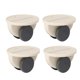 thumbnail image 3 of Injueey Paquete de 4 cajas de pañuelos sin perforaciones ruedas para muebles almacenamiento y organización del hogar Blanco, 3 of 6