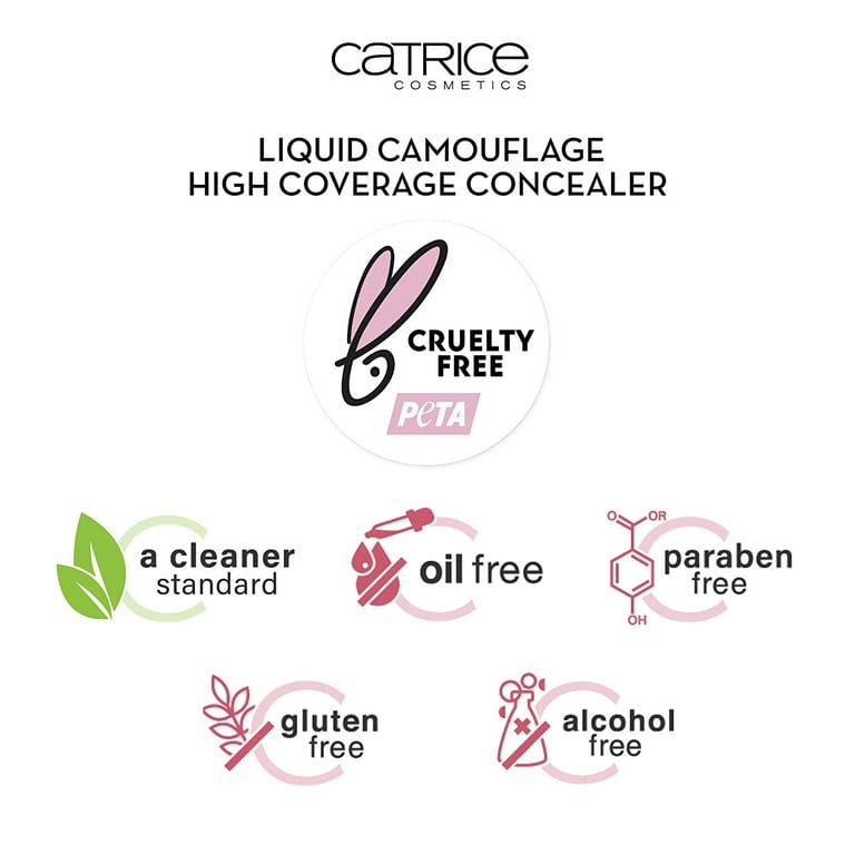 Lasting Coverage Free Rosy Catrice Ultra | (050 Ash) Free & | Cruelty Oil Concealer | Concealer Camouflage | Long High Liquid | Paraben
