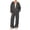 Black, variant on Women's Sweatsuit 2 Piece Outfit Long Sleeve Full Zip Hooded Jacket with Drawstring Wide Leg Pants Relaxed Fit Casual Lounge Wear Tracksuit Set for Fall Winter Daily Black L