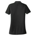 thumbnail image 6 of Yellow Rooster Womens Dry Zone UV Micro-Mesh Tipped Polo Deep Black/ Graphite XS, 6 of 6