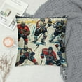 thumbnail image 2 of Chilfamy Ice Hockey Throw Pillow Cover Hockey Player Pillow Case Cushion Cover for Living Room Bedroom Winter Sports Hobby Decorative Throw Pillowcase for Sofa Couch Chair, 20x20in, 2 of 5