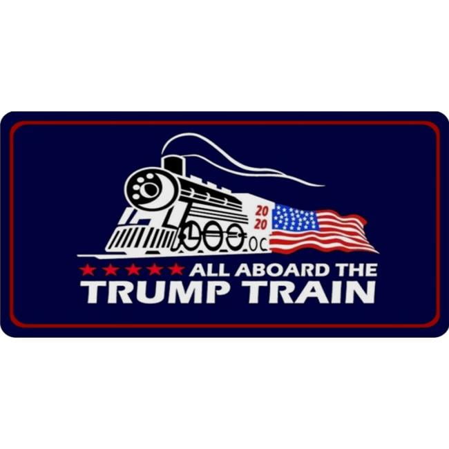 212 Main LPO6078 6 x 12 in. All Aboard the Trump Train 2024 Photo