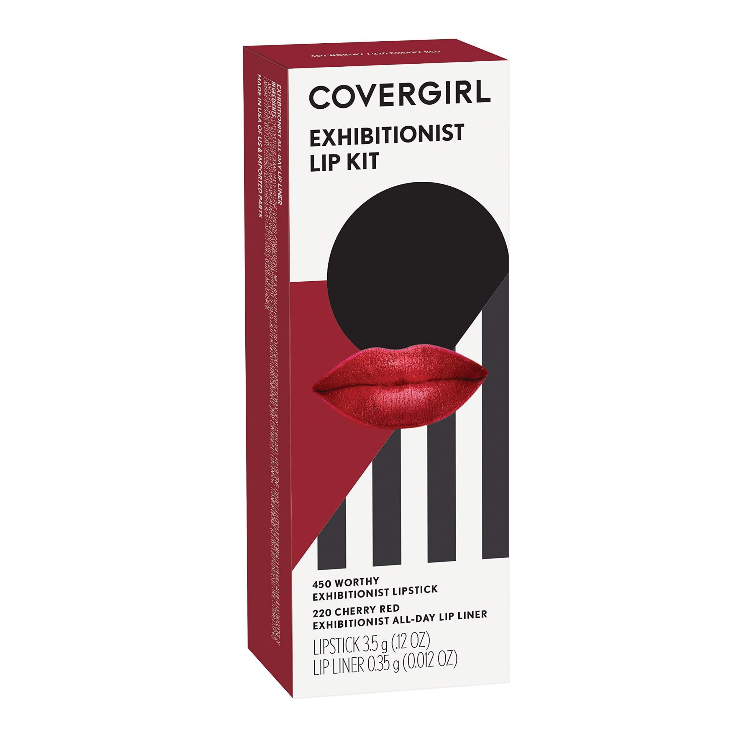 COVERGIRL Exhibitionist Lip Kit, Caramel Kiss, 2 Count