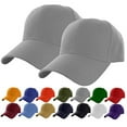 thumbnail image 2 of DOPI Baseball Caps Mens 2PC Summer Casual Outdoors Solid Color Sports Summer Hat Baseball Cap, 2 of 4