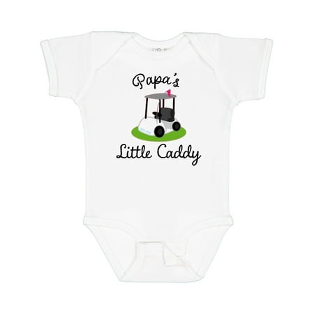 

Inktastic Papa Little Golf Caddy Gift Baby Boy or Baby Girl Bodysuit