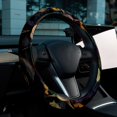 thumbnail image 6 of Bat 14.5 Inch Printing PVC Leather Car Wheel Cover Auto Accessories Steer Steering Wheel Covers Car Wheel Covers, 6 of 6