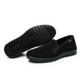 thumbnail image 3 of Missfiona Black Kung Fu Cloth Shoes Tai Chi Martial Art Slippers Unisex Chinese Old Beijing Shoes(11,Black), 3 of 8