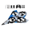 thumbnail image 4 of Avión de combate con control remoto y giro de 360 degree para adolescentes y niños principiantes. Azul con 2 baterías, 4 of 9