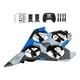 thumbnail image 4 of Avión de control remoto, juguete volador para exteriores, helicóptero de portátil con de 360 degree, ideal para niños, principiantes y adultos. Azul con 2 baterías, 4 of 8