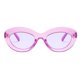 thumbnail image 2 of de sol ovaladas Retro para hombres y , de sol para exteriores, protección 06 Colcomx Gafas de sol ovales de las mujeres, 2 of 6