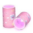 thumbnail image 7 of Yayeee Flameless Candles with Remote Flickering Battery Operated Multi Color Changing, Geometric Pattern, 7 of 7