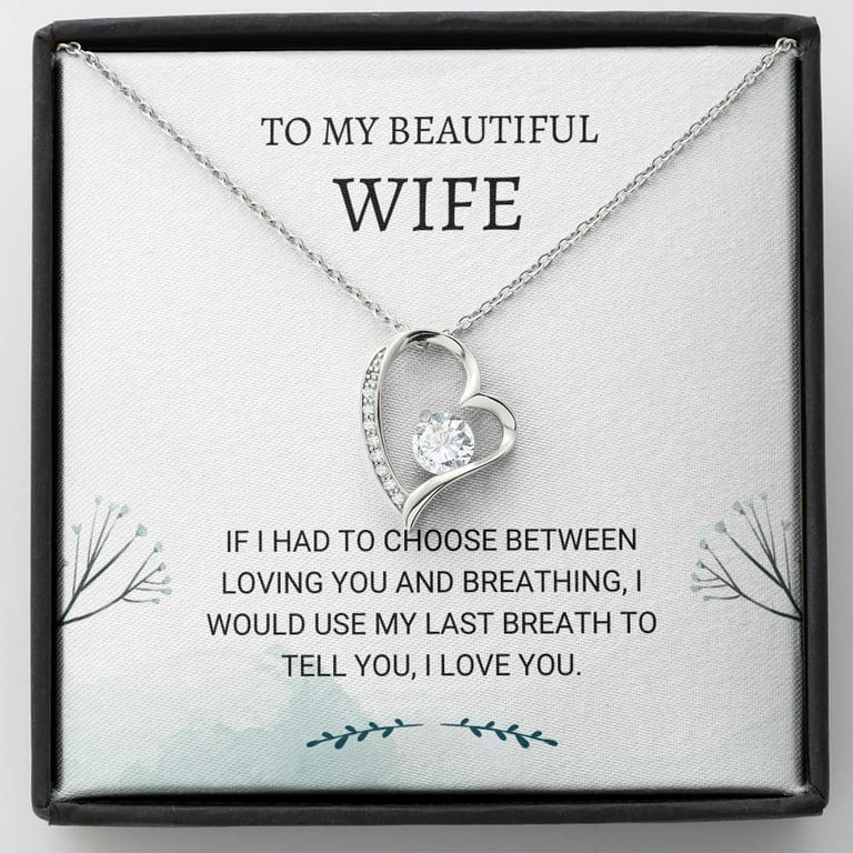 To My Beautiful Marine offers Wife, gift ideas for wife , wife necklace , anniversary gift for wife , Mother's Day gift for wife , birthday gift