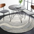 thumbnail image 2 of SAFAVIEH Fifth Avenue Deangelo Abstract Area Rug, Grey/Ivory, 6' x 6' Round, 2 of 11