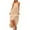 Beige, variant on Women's Summer Halter Neck Sleeveless Maxi Dress Solid Color Loose Fit Slip Dress for Casual Vacation Beach Party Dresses