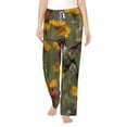 thumbnail image 2 of Lsque Humming Bird Print Women's Pajama Pants, Lounge Pant - Comfortable Home Wear,Elastic Waistband, Stylish Design-Medium, 2 of 9