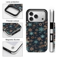 thumbnail image 3 of Set of Color Snowflakes Christmas Leather Wallet Case for iPhone 16 Wallet Case Card Holder Flip, 3 of 8