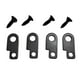 thumbnail image 3 of Kit de montaje para pedal de efectos de guitarra 4 soportes y 4 tornillos Universal Luthier Easy Negro, 3 of 9