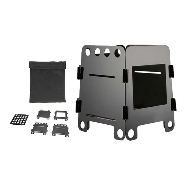 koolsoo Poêle à Bois en Acier Inoxydable pour l'Extérieur Camping Randonnée Poêle à Bois Cuisson Sans Plateau à Alcool
