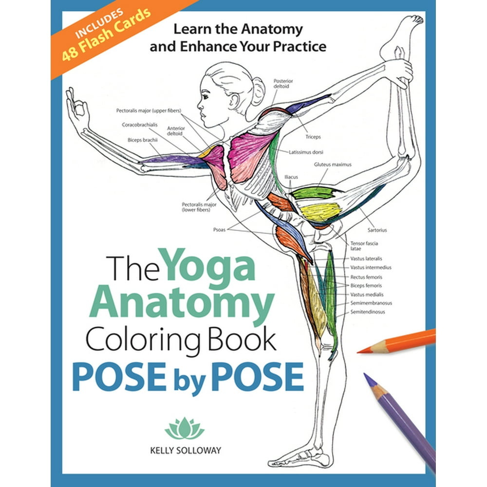 The Yoga Anatomy Coloring Book Pose by Pose, Volume 2 Learn the
