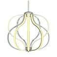 thumbnail image 1 of Gymax Lustre Moderne Dimmable à LED Plaqué Chrome avec LED Blanc Chaud, 1 of 10