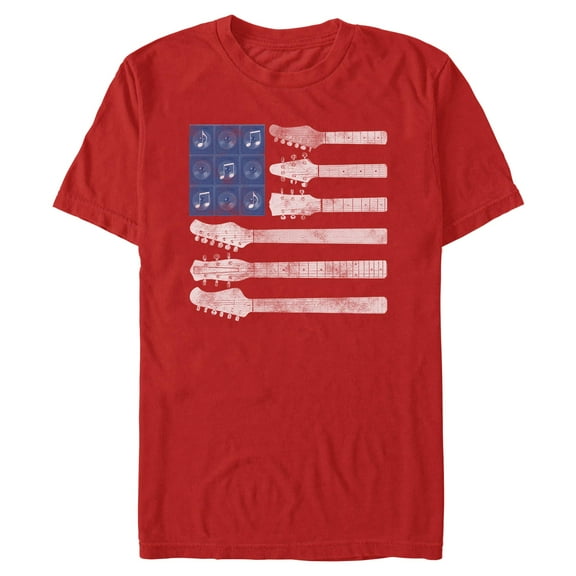 Mens Lost Gods American Rocking Flag T Shirt