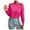 Hot Pink, variant on WXLWZYWL Trendy Sweatshirts For Women 2023 Women Casual Long Sleeve Loose Solid Hooded Hoodie