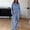 Blue women's striped lounge set a1, variant on Usloyux Women's 2 Piece Striped Lounge Set Long Sleeve Pullover Top and Wide Leg Pants Matching Tracksuit Outfits with, Red S