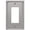 Brushed Nickel, variant on WALLPLT IMP BEAD 1R AB (Pack of 1)