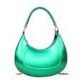 thumbnail image 2 of Bolso De Moda Bolso de hombro de moda Bolso de mensajero femenino de media luna de cuero de PU (verde) Tmvgtek Para Estrenar, 2 of 9