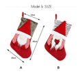 thumbnail image 4 of Fiudx Liquidación de ahorros de verano Calcetines a cuadros rojos y negros de Navidad, bolsa de regalo, decoraciones para árboles de Navidad, 4 of 4