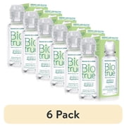 (6 pack) Biotrue Original Multi-Purpose Contact Lens Solution by Bausch + Lomb, Travel Size, 2 fl oz