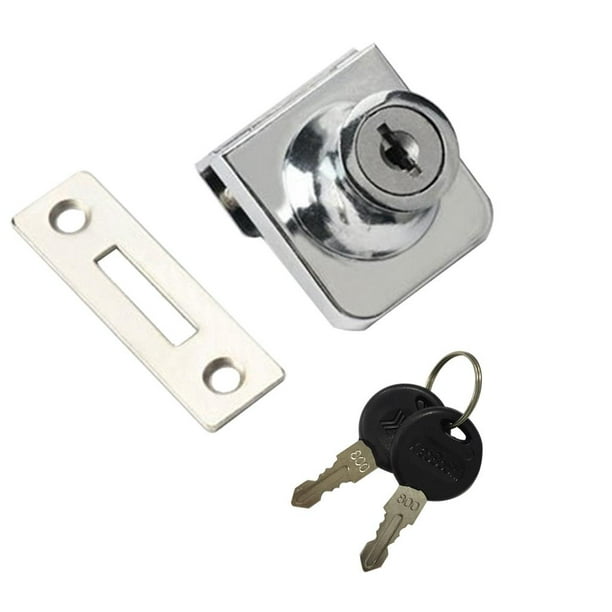 Armario Cajón Vitrina Vitrina Vitrina Puerta Corrediza 2 Llaves 35x32mm B Zulema Cerradura de gabinete deslizante