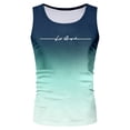 thumbnail image 4 of BUWTTED Mens Tank Tops Slim Fit Sleeveless Casual Summer Workout Muscle Shirt Breathable Stretchable Athletic Activewear Green Shirt XXXL, 4 of 4