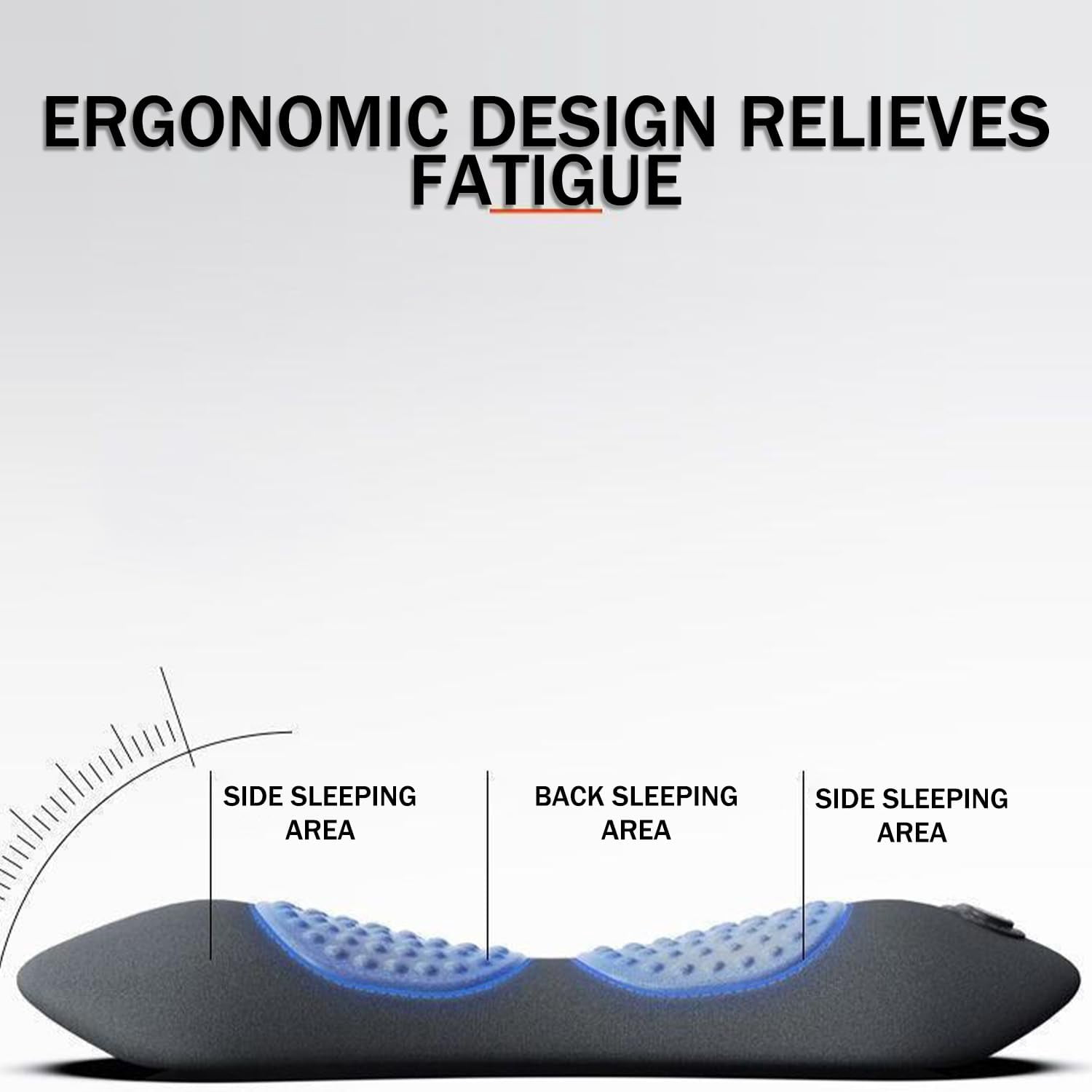 3-in-1 Back Massager, 2025 New Electric 3 in 1 Back Massager with Heat and Traction and Vibration for Bed and Chair, Backs Massagers for Neck and Shoulder (A)