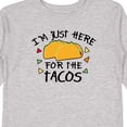 thumbnail image 4 of Inktastic I'm Just Here for the Tacos Cinco De Mayo Boys or Girls Long Sleeve Toddler T-Shirt, 4 of 5