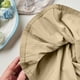 thumbnail image 4 of Odeerbi 1-9 Años Niñas Verano Algodón Lino Pantalones Cortos Ruffle Wide Leg Pantalones Cortos Casual Transpirable Color Sólido Cute Leisure Shorts, 4 of 5