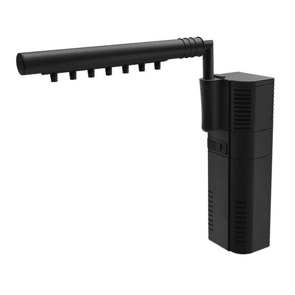 Aquarium Internal Filter 80 GPH 300L/H Submersible 3-in-1 Multi-Function Mini Pump for 10 Gallon Fish Tank with Adjustable Flow Rate   Spray Bar   Pipe