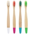 thumbnail image 1 of Organic Baby Bamboo Toothbrush | Four Colours | Soft Fibre Bristles, 1 of 5