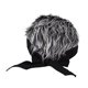 thumbnail image 2 of Hombo de peluca artificial Hat Funny Novelty Ajustable con peluca cabello de cabecera diadema de moda Gris, 2 of 8