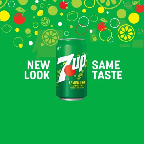 7UP Lemon Lime Caffeine-Free Soda Mini Cans 6 pk / 7.5 fl oz - Pack of 2