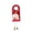 Santa, variant on Christmas Door Handle Hanger, Decorative Christmas Knobs for Cabinets, Festive Knob Ornaments with Santa, Snowman & Reindeer Shapes for Doors, Cabinets, Home & Party Decor (1/3pcs)