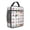 Black-124, variant on Rustic Farm Cow Insulated Lunch Tote – Classic Black and White Buffalo Print with Minimalist Country-Themed Art and Floral Texture, Waterproof Insulated Cooler Bag for Outdoor and Everyday Use