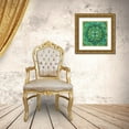 thumbnail image 3 of Zarris, Chariklia 12x12 Gold Ornate Wood Framed with Double Matting Museum Art Print Titled - Aquarian Rosette I, 3 of 4