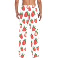 thumbnail image 4 of FORMRS Mens Pajama Pants with Pockets Sleepwear Lounge Bottoms Sizes S-2XL, Strawberry, 4 of 7