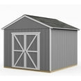 thumbnail image 4 of Handy Home Products Rookwood 10 ft x 10 ft Wood Storage Shed (Floor Included), 4 of 12