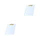 thumbnail image 1 of Seitruly Portapapeles portátil A4 Papelería multifuncional para notas de papel A4 Dorado mate 2piezas Oro Mate, 1 of 1