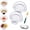2Pcs, variant on Glass Shell-Shaped Dumpling Plate, Glass Shell Dumpling Tray with Sauce Plate Snack Dessert, Dumplings Storage for Home Kitchen Use and Weddings