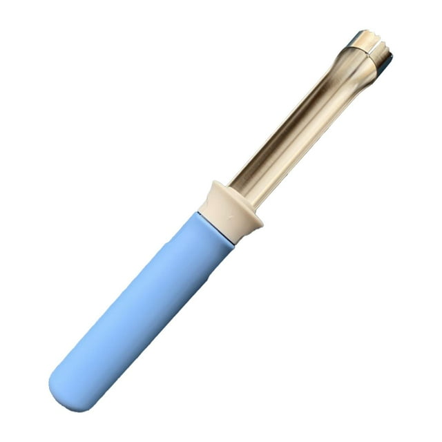 veasfak Pear Core Remover Sturdy Potato Fast Peeling for Bell Pepper Fruit Pineapple Blue